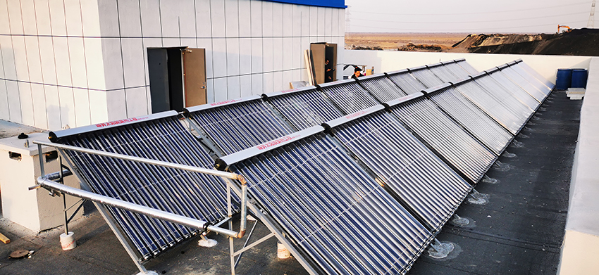 太阳能厂家设计多重加热热水工程